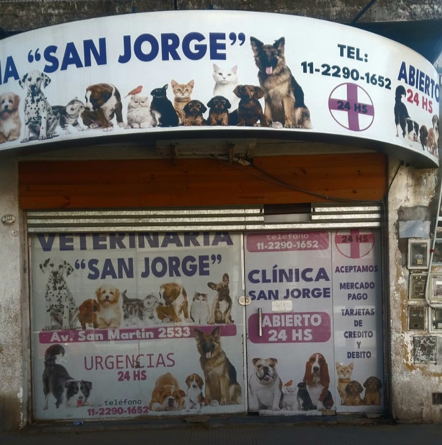 Fachada de Clínica Veterinaria San Jorge en Ituzaingó